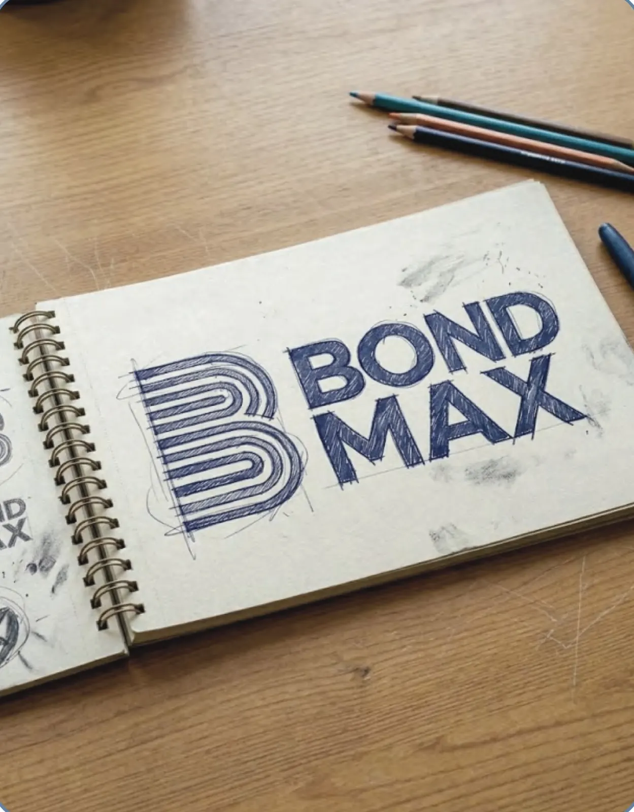 BondMax — From an adhesive mark to a brand mark.