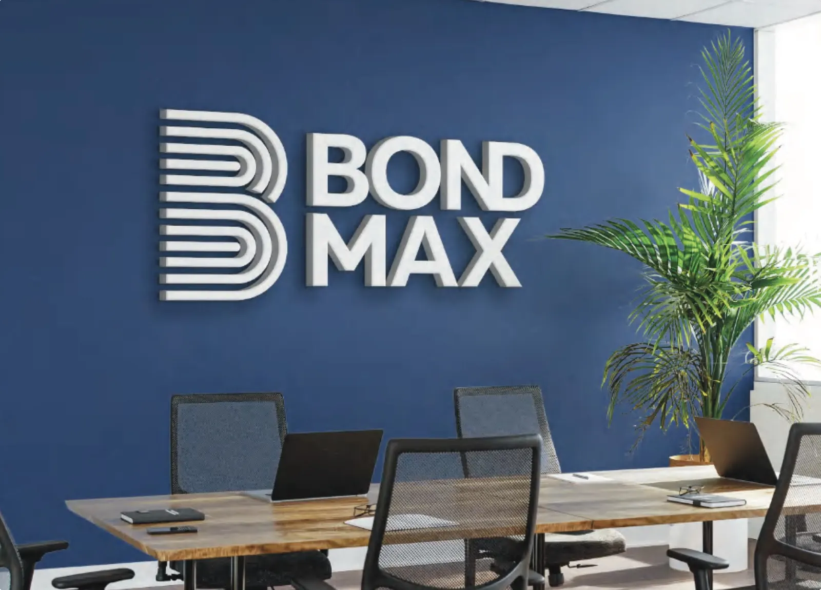 BondMax — From an adhesive mark to a brand mark.