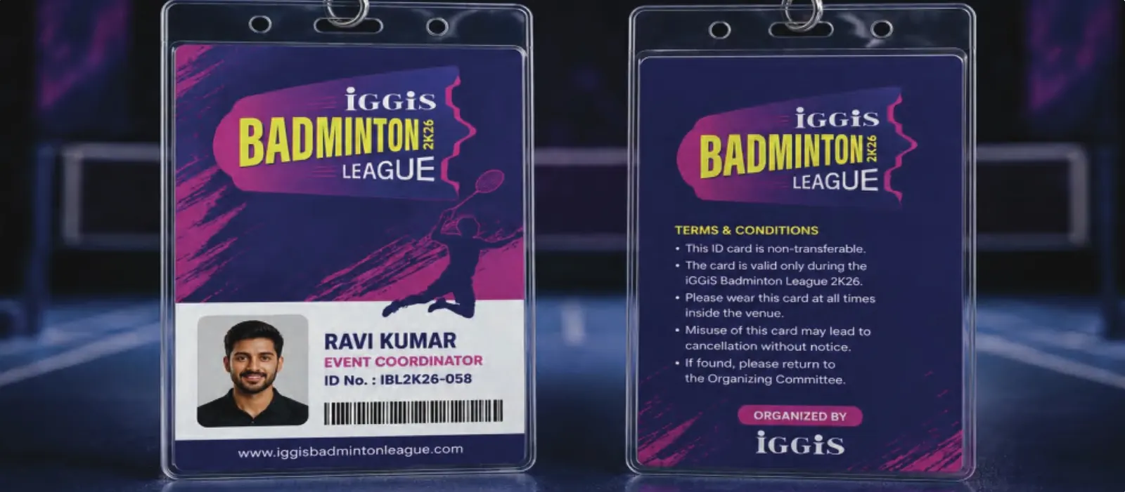 Indira Gandhi Group of Institutions — IGGIS Badminton League 2026.