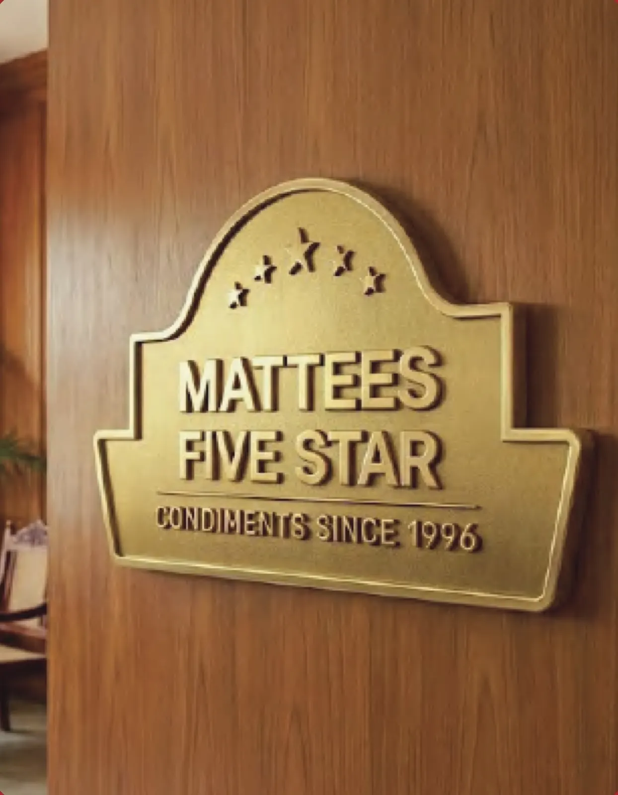Mattees Five Star — Back to the logo people remembered.